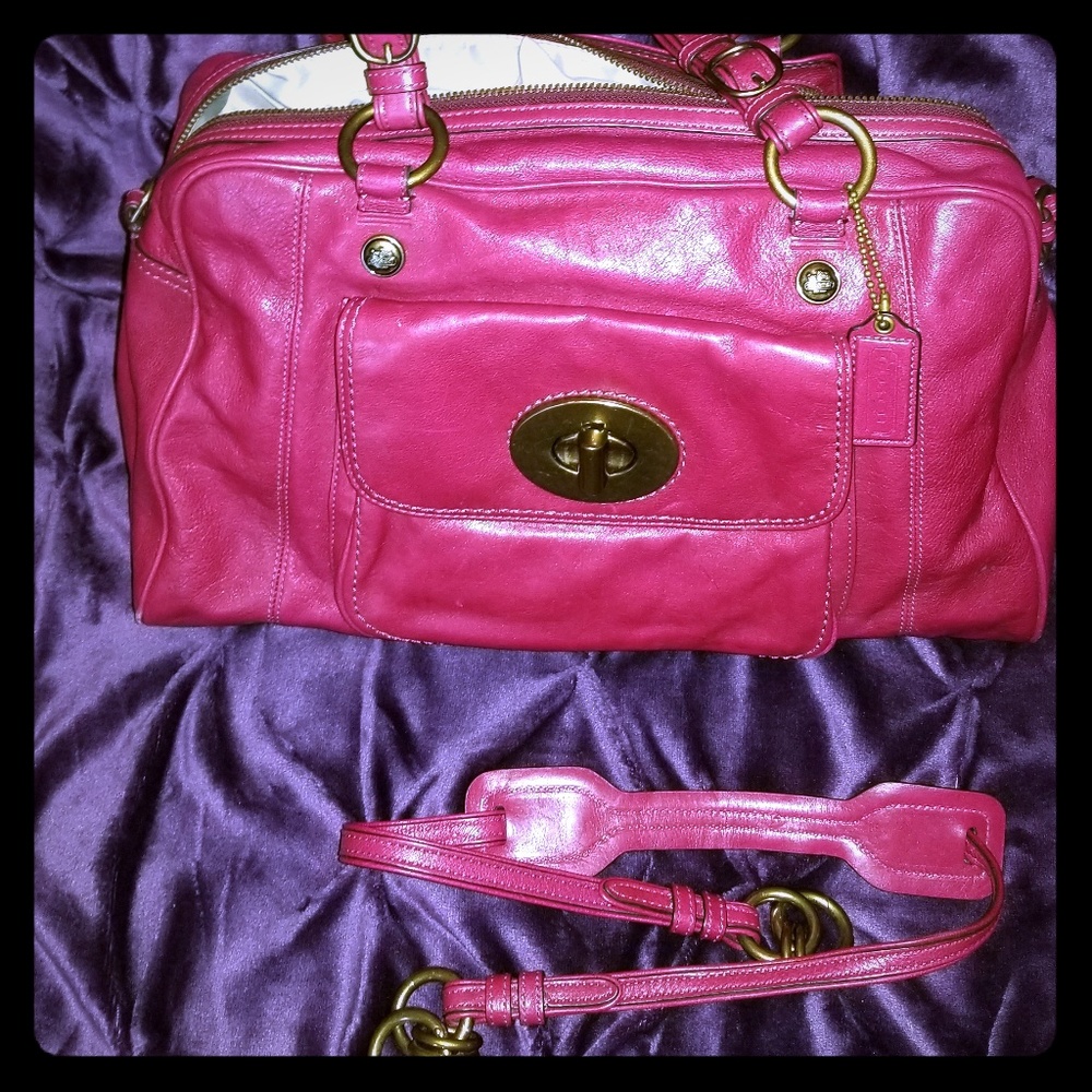 Coach Leather Doctor's Bag with Strap